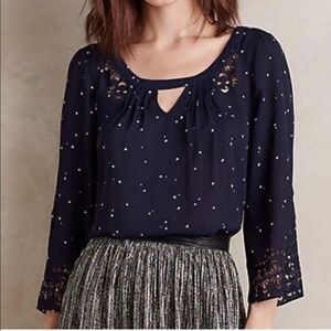 Maeve teni star cutout shirt